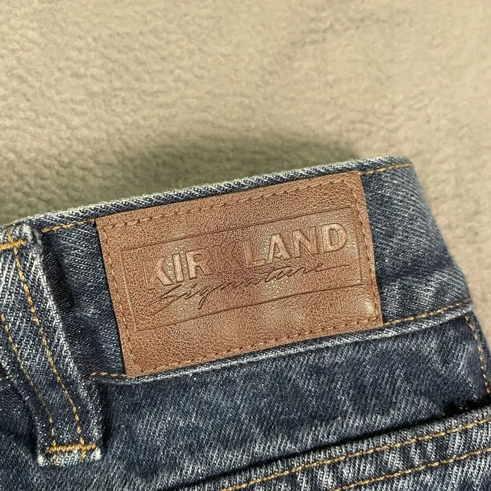 Kirkland Signature Jeans Blue Men’s 38x32 Straight Leg Cotton Denim Workwear